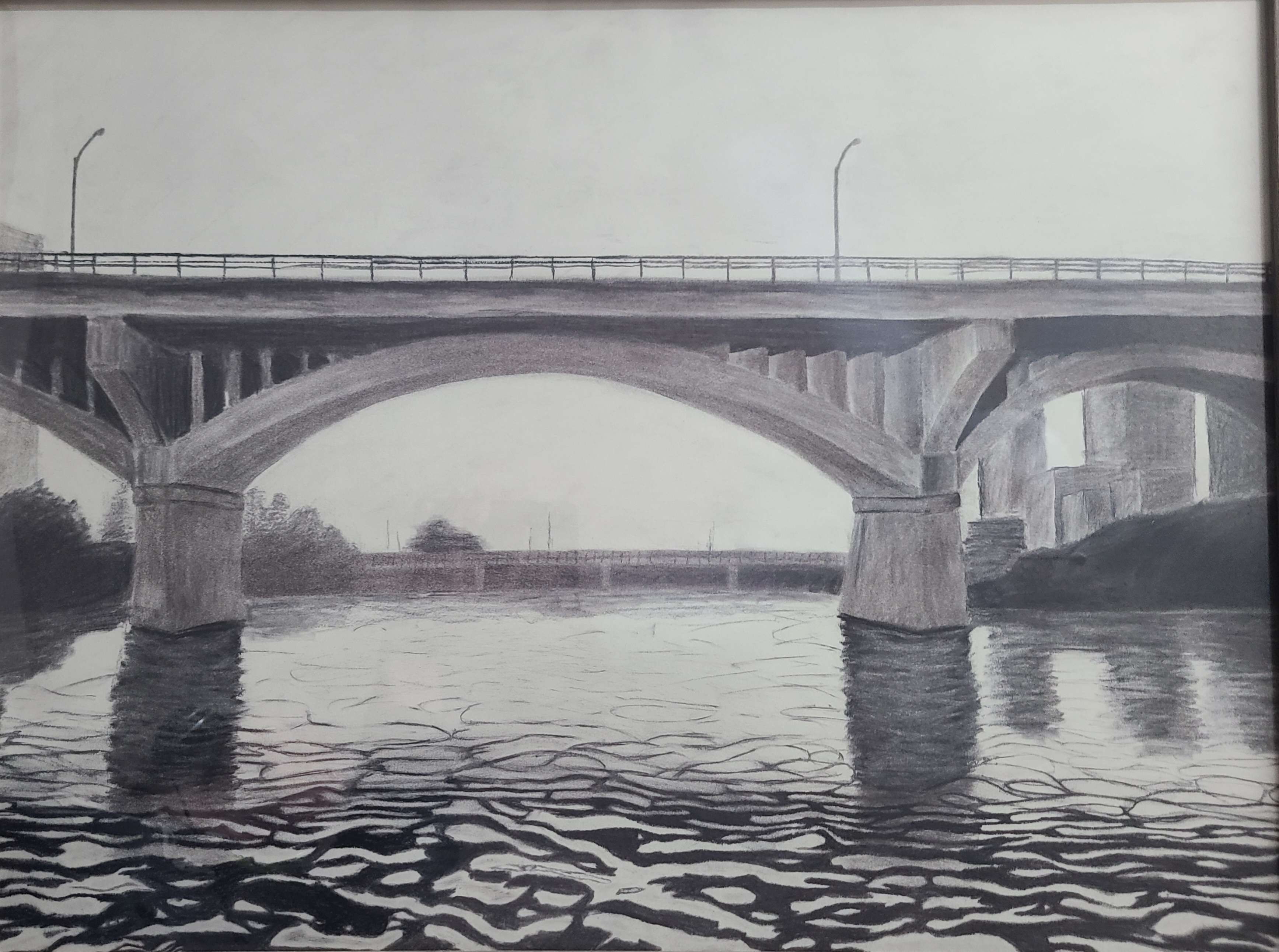 Charcoal drawing by Niamh