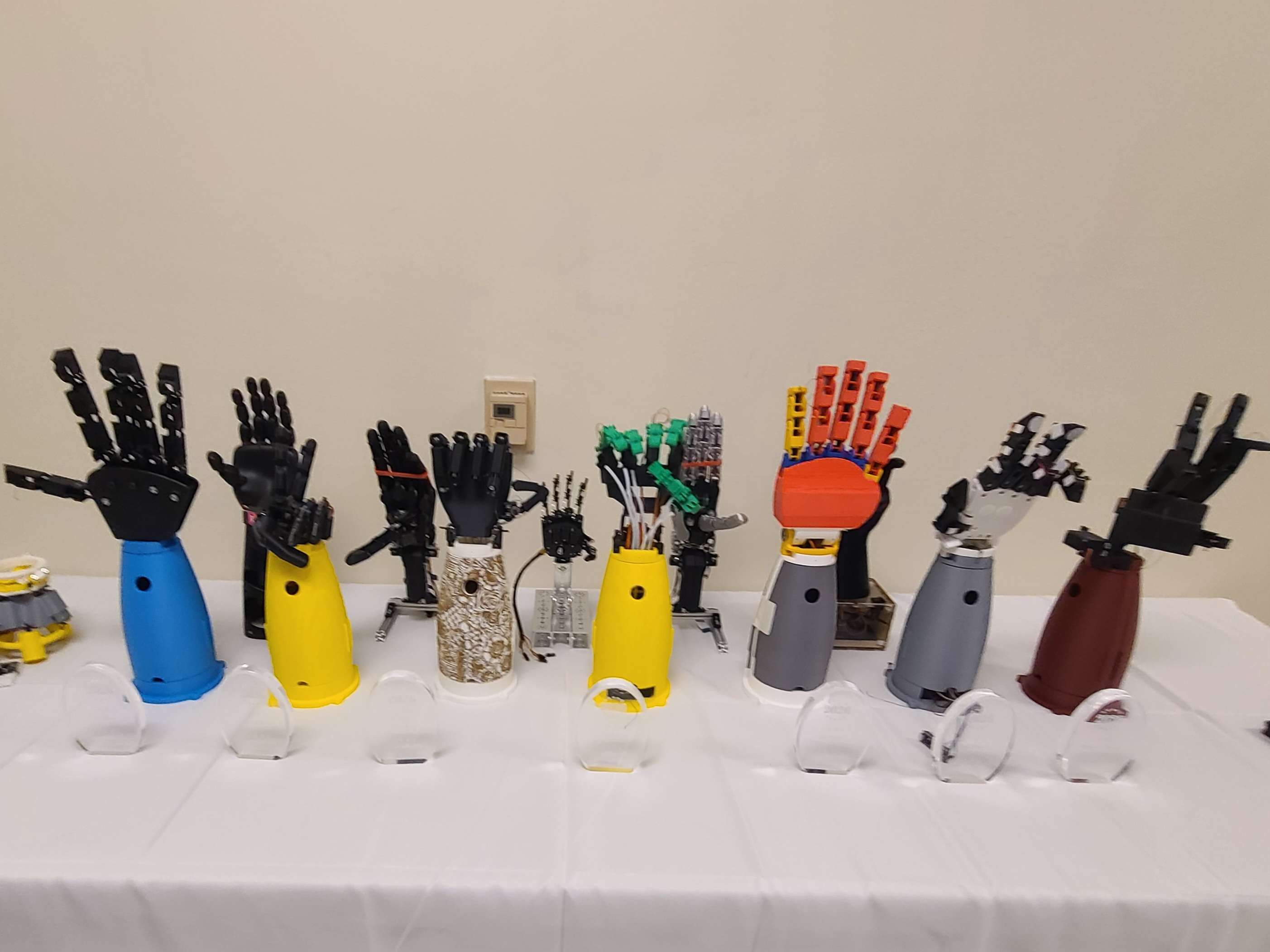 Robotic hand designs from the Dexterous Design Challenge