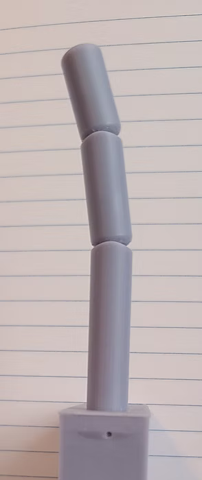 Initial finger prototype — first physical build